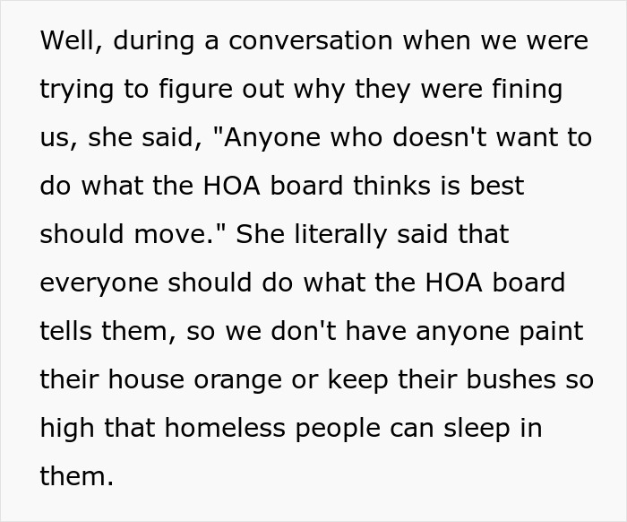 HOA Tells Residents To Move If They’re Unhappy With Them