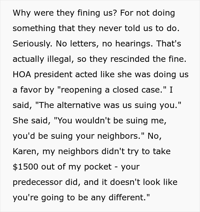 HOA Tells Residents To Move If They’re Unhappy With Them
