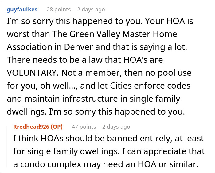 HOA Tells Residents To Move If They’re Unhappy With Them