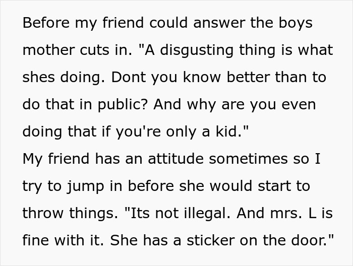 Woman Is Disgusted That A Teen Mom Is Doing What A Mother Is Supposed To, Nobody Lets Her Be A Bully