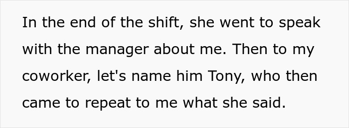 Bossy Coworker Tries To Get Waiter Fired, Accidentally Gets Herself Kicked Off The Team Instead Bossy Coworker Tries To Get Waiter Fired, Accidentally Gets Herself Kicked Off The Team Instead