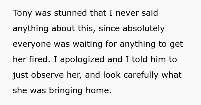 Bossy Coworker Tries To Get Waiter Fired, Accidentally Gets Herself Kicked Off The Team Instead Bossy Coworker Tries To Get Waiter Fired, Accidentally Gets Herself Kicked Off The Team Instead