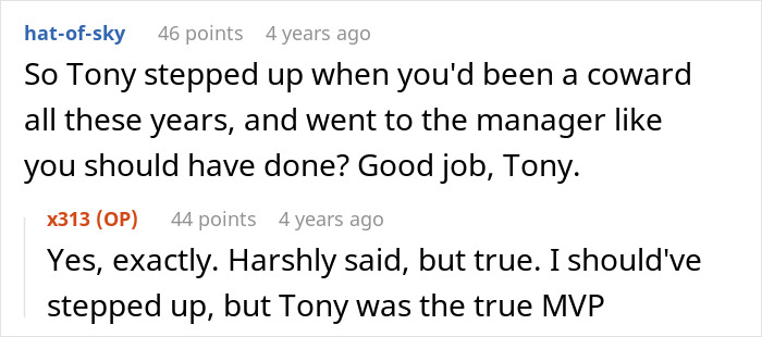 Bossy Coworker Tries To Get Waiter Fired, Accidentally Gets Herself Kicked Off The Team Instead Bossy Coworker Tries To Get Waiter Fired, Accidentally Gets Herself Kicked Off The Team Instead
