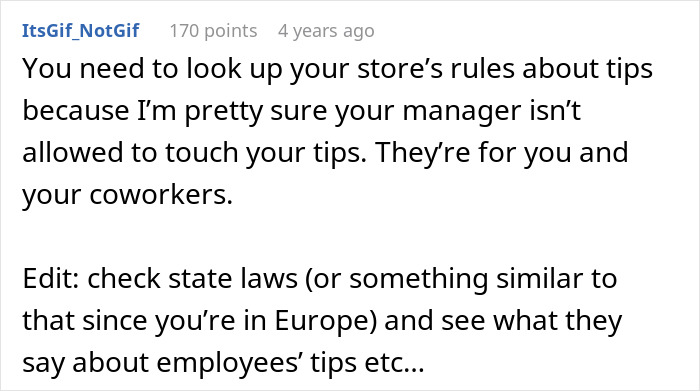 Bossy Coworker Tries To Get Waiter Fired, Accidentally Gets Herself Kicked Off The Team Instead Bossy Coworker Tries To Get Waiter Fired, Accidentally Gets Herself Kicked Off The Team Instead