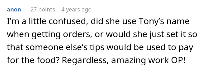 Bossy Coworker Tries To Get Waiter Fired, Accidentally Gets Herself Kicked Off The Team Instead Bossy Coworker Tries To Get Waiter Fired, Accidentally Gets Herself Kicked Off The Team Instead