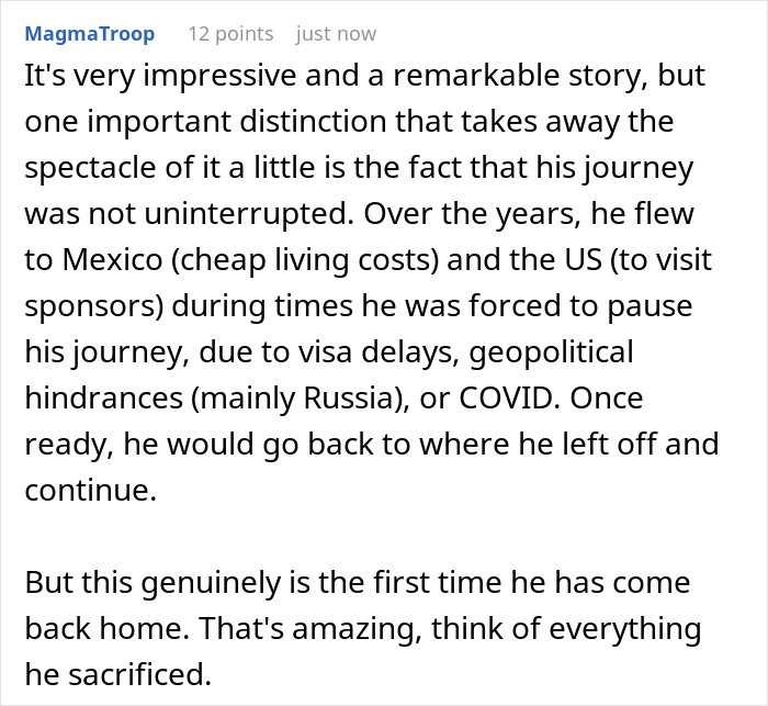 Man Goes For A Walk In 1998, Only Arrives Back Home Nearly 3 Decades Later After Crossing 29 Countries Man Goes For A Walk In 1998, Only Arrives Back Home Nearly 3 Decades Later After Crossing 29 Countries