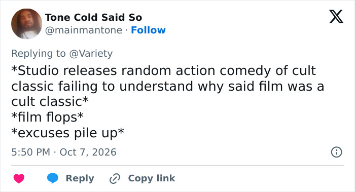 Hollywood Star Hit With Brutal Reality Check After Bizarre Explanation Why His Stephen King Remake Flopped