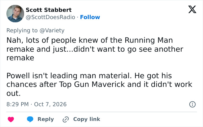 Hollywood Star Hit With Brutal Reality Check After Bizarre Explanation Why His Stephen King Remake Flopped