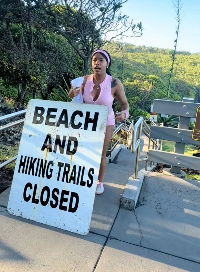 “Everyone Hates Tourists”: Woman Defies Beach Warnings For Viral Video, What Happened Next Has People Furious “Everyone Hates Tourists”: Woman Defies Beach Warnings For Viral Video, What Happened Next Has People Furious