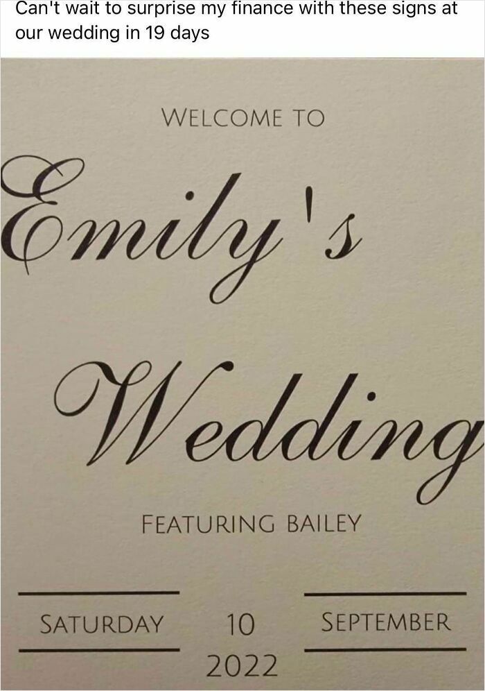 72 Questionable Wedding Moments That May Make You Wince, Laugh, And Facepalm At Once