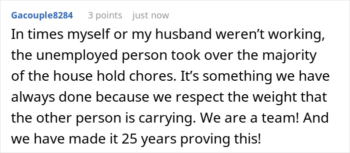 Unemployed Wife Refuses To Do Any Chores Because She’s Stressed