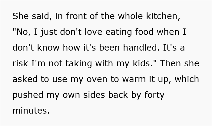 Woman Brings Her Own Food To Thanksgiving Because She Doesn’t Trust SIL, Is Shocked At Her Reaction Woman Brings Her Own Food To Thanksgiving Because She Doesn’t Trust SIL, Is Shocked At Her Reaction