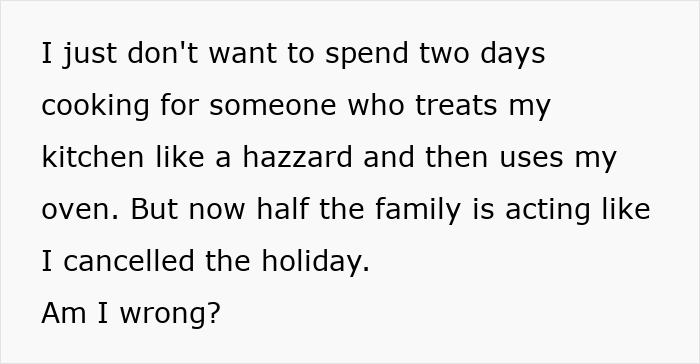Woman Brings Her Own Food To Thanksgiving Because She Doesn’t Trust SIL, Is Shocked At Her Reaction Woman Brings Her Own Food To Thanksgiving Because She Doesn’t Trust SIL, Is Shocked At Her Reaction