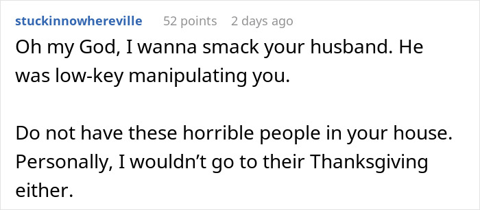 Woman Brings Her Own Food To Thanksgiving Because She Doesn’t Trust SIL, Is Shocked At Her Reaction Woman Brings Her Own Food To Thanksgiving Because She Doesn’t Trust SIL, Is Shocked At Her Reaction