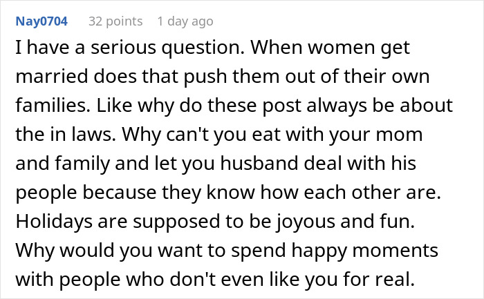 Woman Brings Her Own Food To Thanksgiving Because She Doesn’t Trust SIL, Is Shocked At Her Reaction Woman Brings Her Own Food To Thanksgiving Because She Doesn’t Trust SIL, Is Shocked At Her Reaction