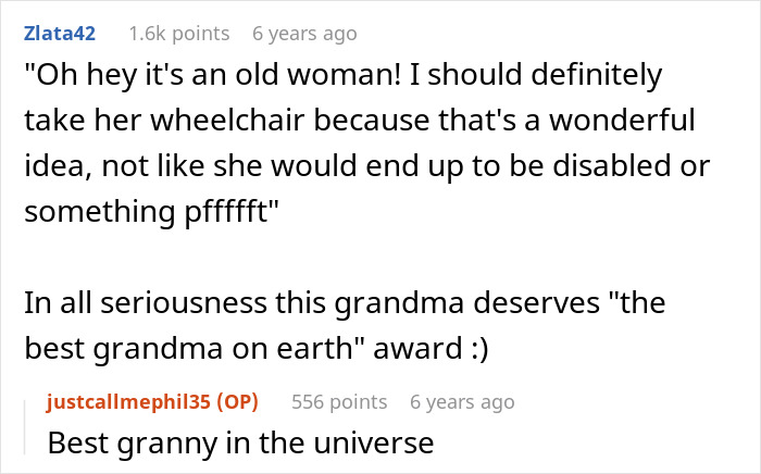 Feisty 80-Year-Old Amputee Chases Off A Man Who Wanted Her Wheelchair In The Most Hilarious Way