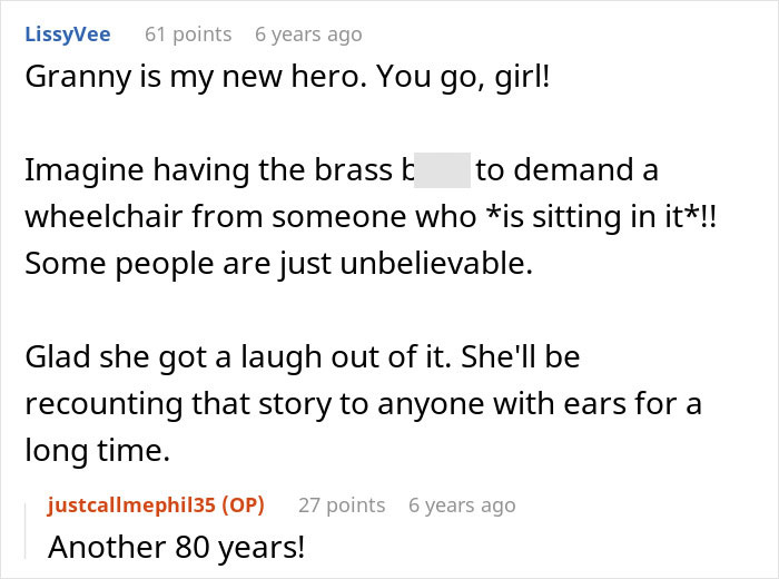 Feisty 80-Year-Old Amputee Chases Off A Man Who Wanted Her Wheelchair In The Most Hilarious Way