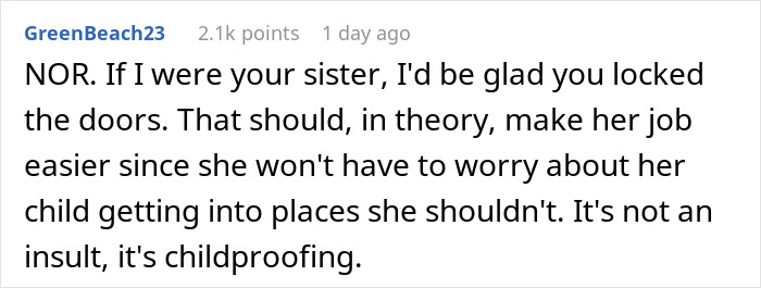 Exhausted New Parents Take Precautions Before Hosting Family, Sister Takes It As A Personal Attack
