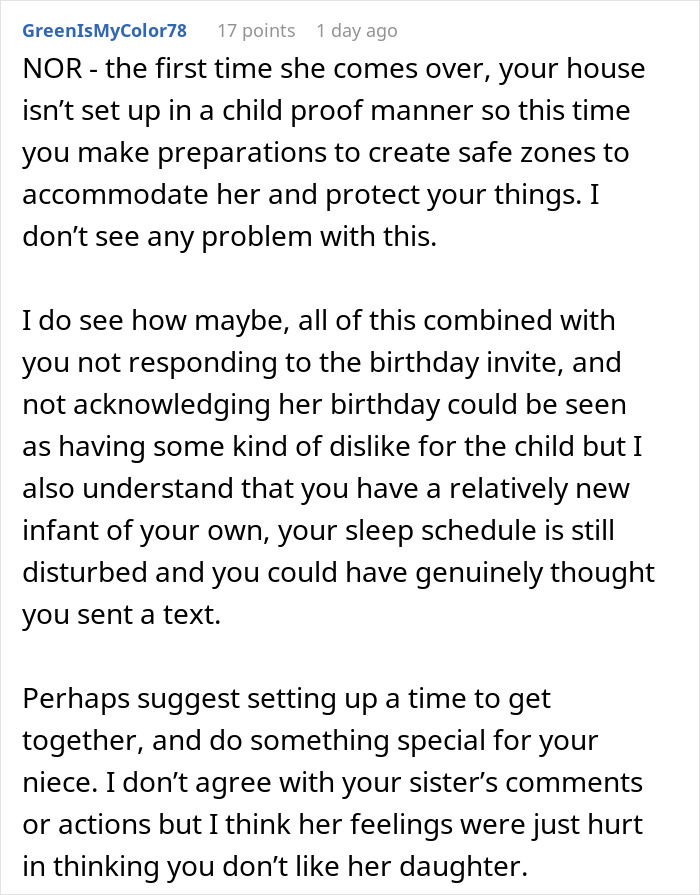 Exhausted New Parents Take Precautions Before Hosting Family, Sister Takes It As A Personal Attack