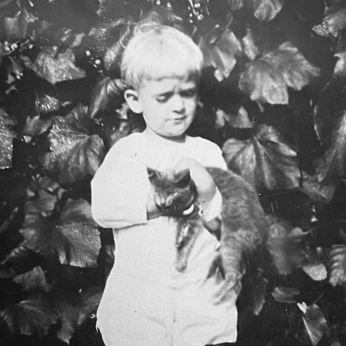 This Page Shared 39 New Adorable Vintage Photos Of Children With Their Cats