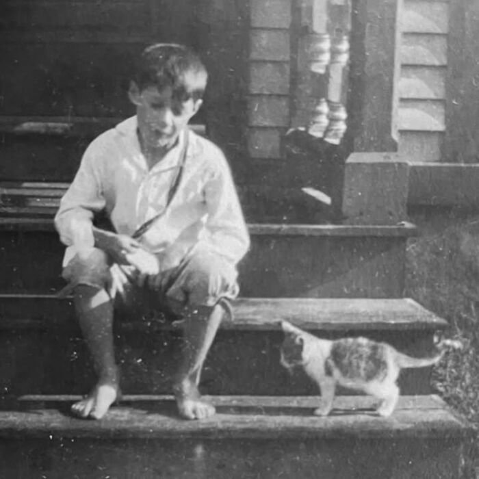 This Page Shared 39 New Adorable Vintage Photos Of Children With Their Cats