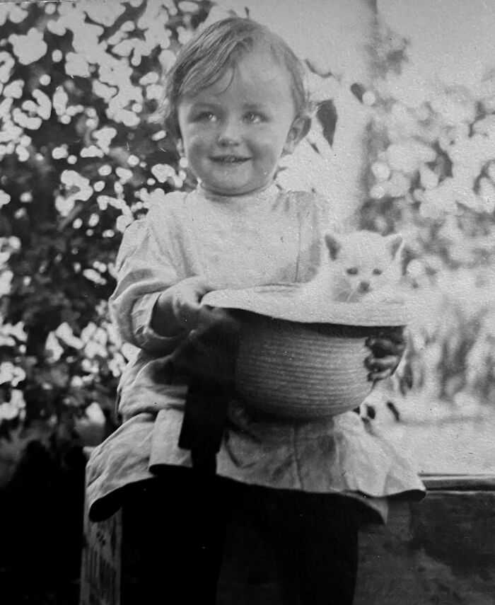 This Page Shared 39 New Adorable Vintage Photos Of Children With Their Cats