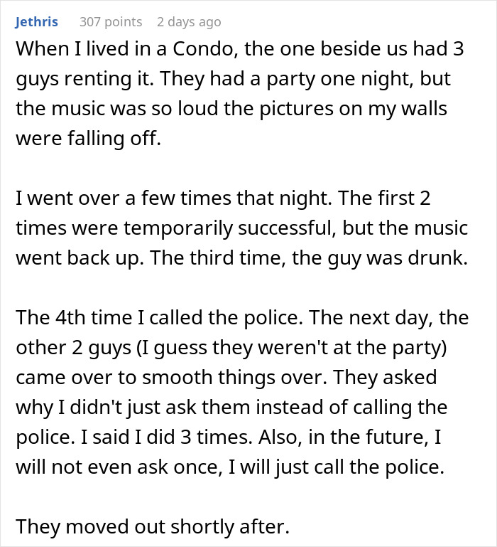 Tenant Fights Fire With Fire Against His Loud Party-Loving Neighbors, And They Move Out A Month Later Tenant Fights Fire With Fire Against His Loud Party-Loving Neighbors, And They Move Out A Month Later