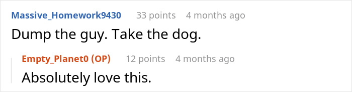 Boyfriend Gets A Large Dog While Girlfriend Recovers From Surgery, Then Loses Her For Good Boyfriend Gets A Large Dog While Girlfriend Recovers From Surgery, Then Loses Her For Good