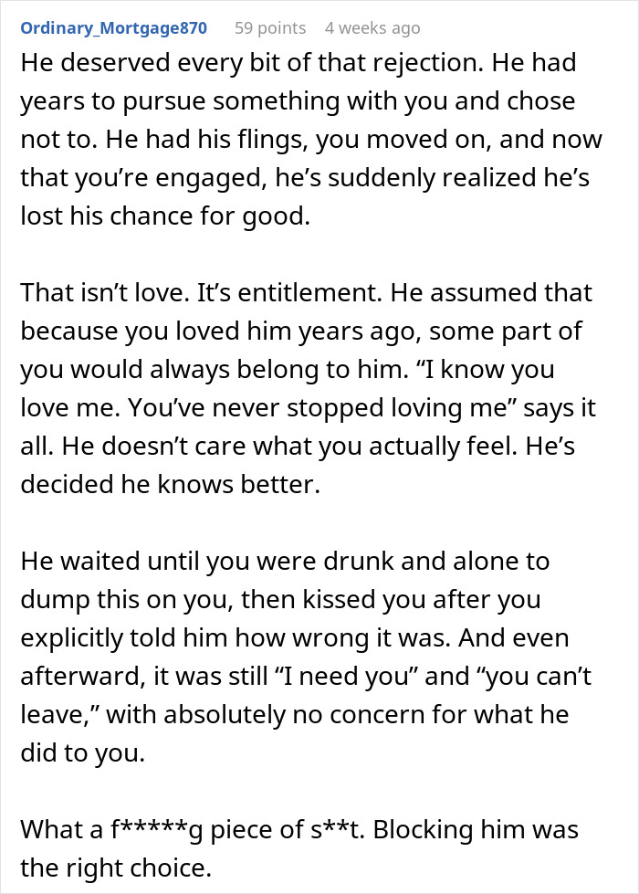 Guy Waits 20 Years To Tell Bestie He Loves Her, Picks The Day She Gets Engaged To Make His Move