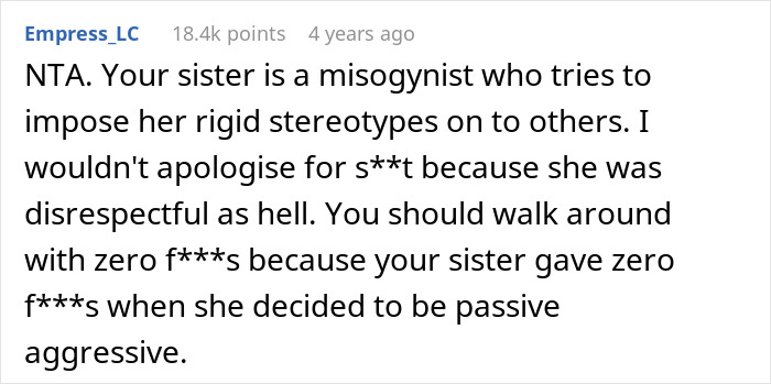 Woman Tells Brother To “Control His Wife” Because Of How She Dresses, He Laughs And Walks Out