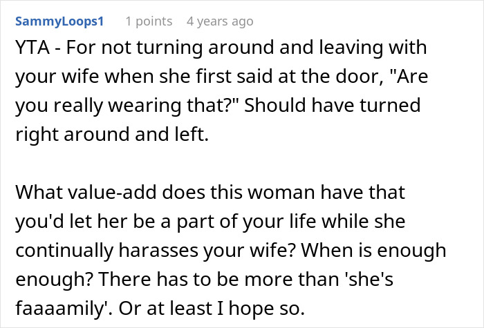 Woman Tells Brother To “Control His Wife” Because Of How She Dresses, He Laughs And Walks Out