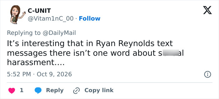 Ryan Reynolds’ Desperate Bid To Save Blake Lively Exposed As Studio Bosses Slam Her ‘Epic Level Stupid’ Behavior Ryan Reynolds’ Desperate Bid To Save Blake Lively Exposed As Studio Bosses Slam Her ‘Epic Level Stupid’ Behavior