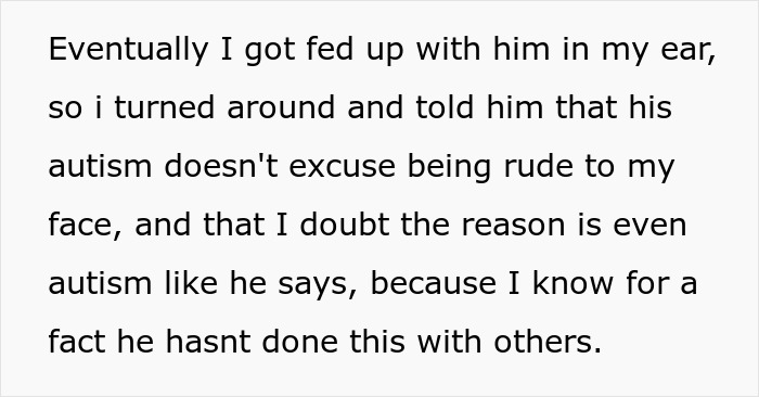 Coworker Insults Woman’s Hair, Then Spends Hours Blaming His Autism Instead Of Apologizing Coworker Insults Woman’s Hair, Then Spends Hours Blaming His Autism Instead Of Apologizing