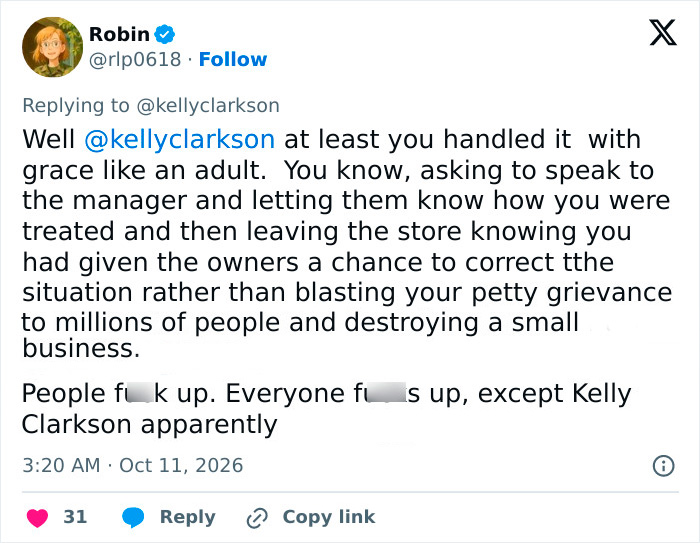 Kelly Clarkson Blasts Brooklyn Store After Employee Allegedly Assumes She Can’t Afford Their Products: ‘You’re An Idiot’ Kelly Clarkson Blasts Brooklyn Store After Employee Allegedly Assumes She Can’t Afford Their Products: ‘You’re An Idiot’