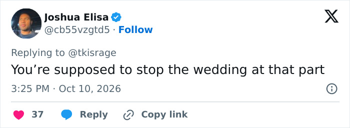 “I Hope He Divorced Her”: Bride Sparks Outrage Over Wedding Vows “I Hope He Divorced Her”: Bride Sparks Outrage Over Wedding Vows