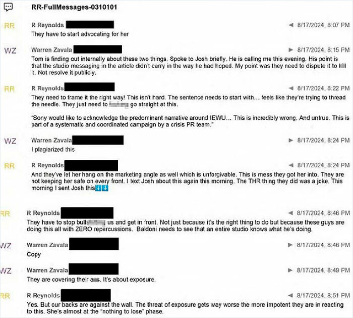 Blake Lively And Ryan Reynolds Warned Of ‘Irreparable Harm’ If Celebrity Texts Leaked, Now Hollywood Is Panicking Blake Lively And Ryan Reynolds Warned Of ‘Irreparable Harm’ If Celebrity Texts Leaked, Now Hollywood Is Panicking