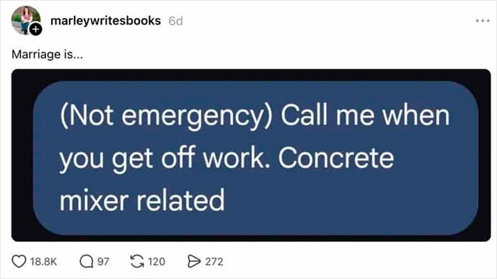 73 Marriage Tweets That Prove Living With Someone Is A Daily Exercise In Accepting Weirdness 73 Marriage Tweets That Prove Living With Someone Is A Daily Exercise In Accepting Weirdness
