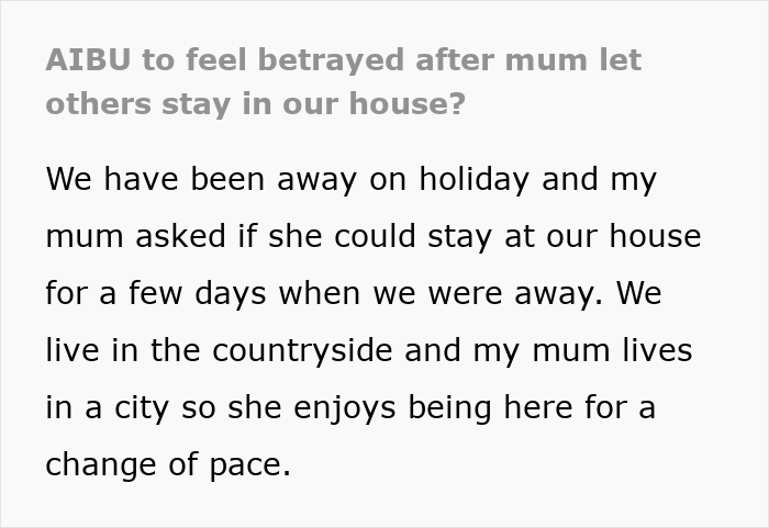 Mom Lies To Daughter About Who Is Actually Staying In Her House While She’s Away Mom Lies To Daughter About Who Is Actually Staying In Her House While She’s Away