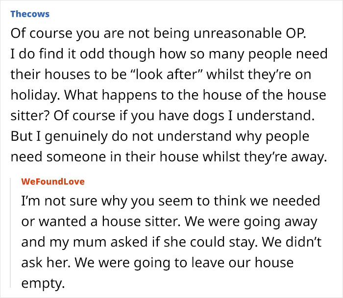 Mom Lies To Daughter About Who Is Actually Staying In Her House While She’s Away Mom Lies To Daughter About Who Is Actually Staying In Her House While She’s Away