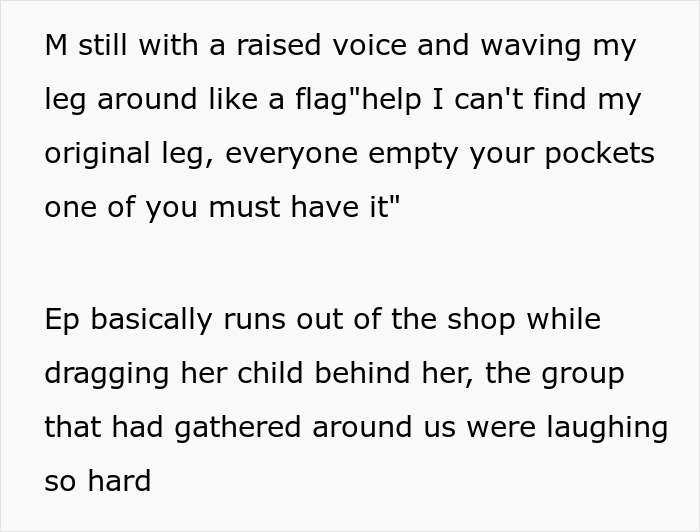 Amputee Makes Entitled Mom Regret Accusing Them Of Faking And Demanding Their Wheelchair Amputee Makes Entitled Mom Regret Accusing Them Of Faking And Demanding Their Wheelchair