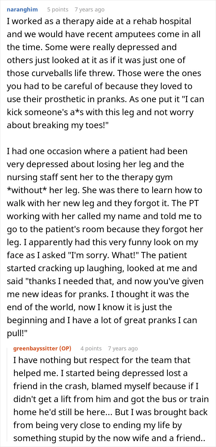 Amputee Makes Entitled Mom Regret Accusing Them Of Faking And Demanding Their Wheelchair Amputee Makes Entitled Mom Regret Accusing Them Of Faking And Demanding Their Wheelchair