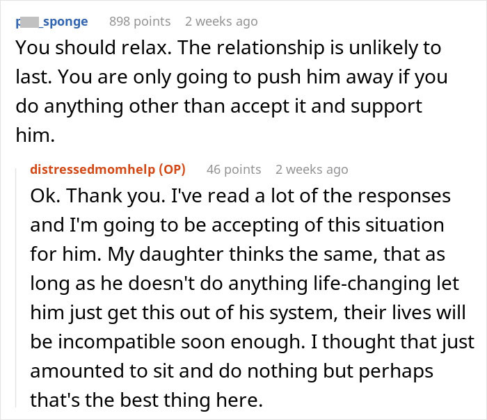 Mom Is Losing Sleep After Finding Out Who Her Son’s GF Is, People Shrug Their Shoulders As He’s Already 19 Mom Is Losing Sleep After Finding Out Who Her Son’s GF Is, People Shrug Their Shoulders As He’s Already 19