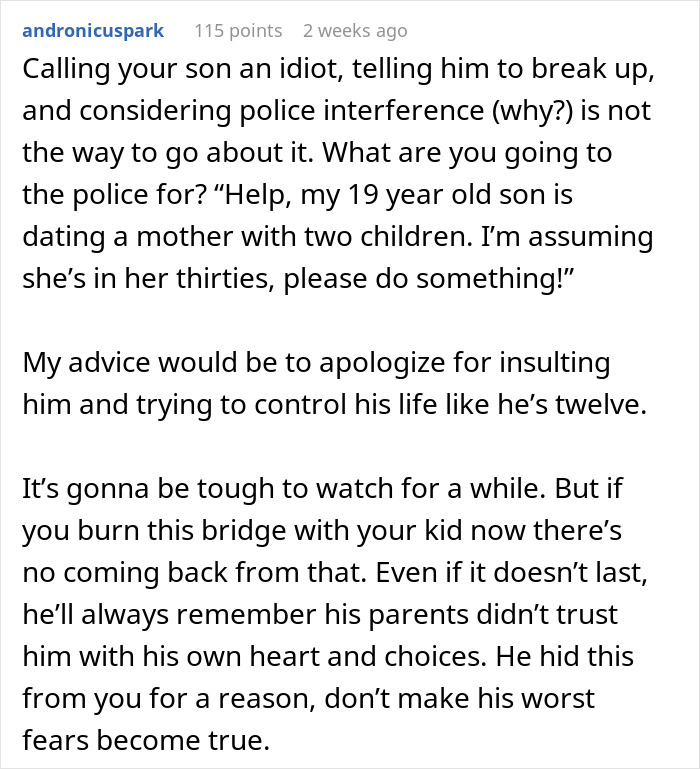 Mom Is Losing Sleep After Finding Out Who Her Son’s GF Is, People Shrug Their Shoulders As He’s Already 19 Mom Is Losing Sleep After Finding Out Who Her Son’s GF Is, People Shrug Their Shoulders As He’s Already 19