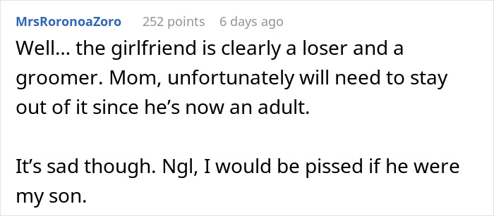 Mom Is Losing Sleep After Finding Out Who Her Son’s GF Is, People Shrug Their Shoulders As He’s Already 19 Mom Is Losing Sleep After Finding Out Who Her Son’s GF Is, People Shrug Their Shoulders As He’s Already 19