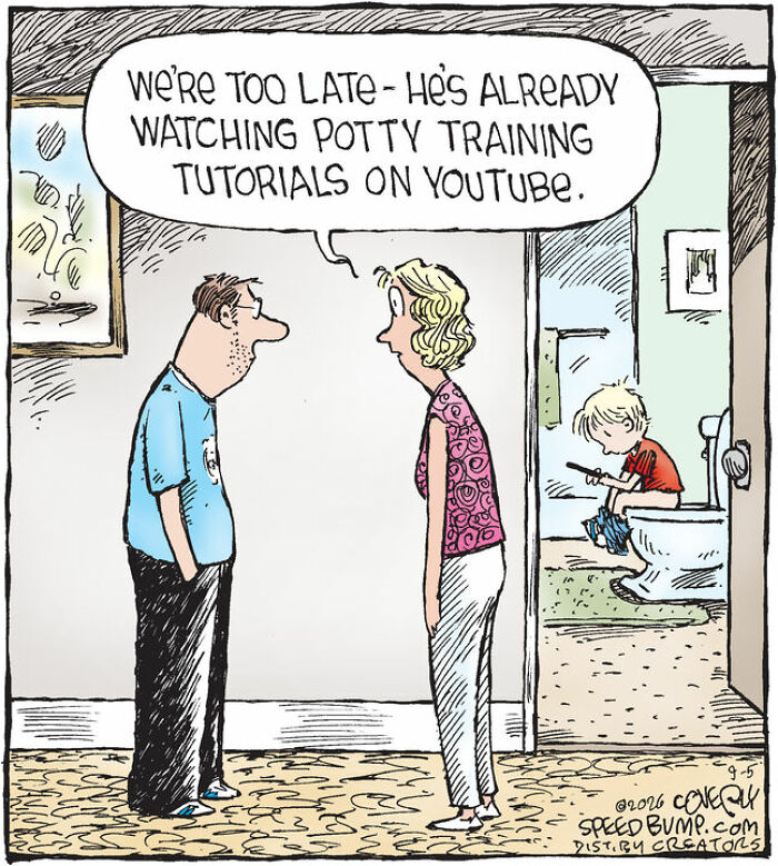30 Clever ‘Speed Bump’ Comics That Poke Fun At People And Daily Life (New Pics) 30 Clever ‘Speed Bump’ Comics That Poke Fun At People And Daily Life (New Pics)