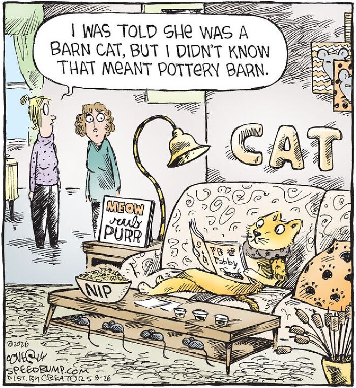 30 Clever ‘Speed Bump’ Comics That Poke Fun At People And Daily Life (New Pics) 30 Clever ‘Speed Bump’ Comics That Poke Fun At People And Daily Life (New Pics)