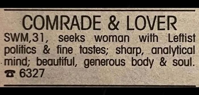 72 Personal Ads From The Past That Show How People Looked For Love Before Dating Apps 72 Personal Ads From The Past That Show How People Looked For Love Before Dating Apps