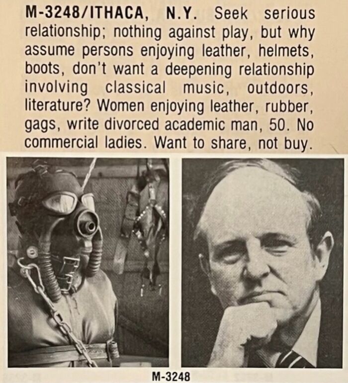 72 Personal Ads From The Past That Show How People Looked For Love Before Dating Apps 72 Personal Ads From The Past That Show How People Looked For Love Before Dating Apps