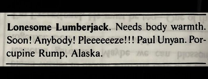 72 Personal Ads From The Past That Show How People Looked For Love Before Dating Apps 72 Personal Ads From The Past That Show How People Looked For Love Before Dating Apps
