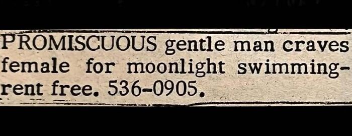 72 Personal Ads From The Past That Show How People Looked For Love Before Dating Apps 72 Personal Ads From The Past That Show How People Looked For Love Before Dating Apps